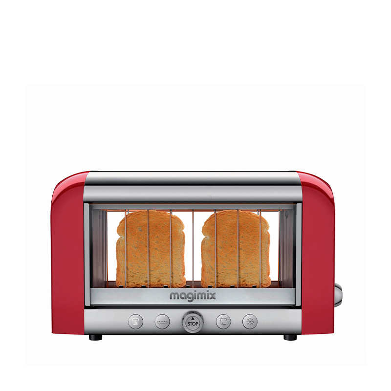 Magimix Brødrister Toaster 2 slices Vision Steel/Red