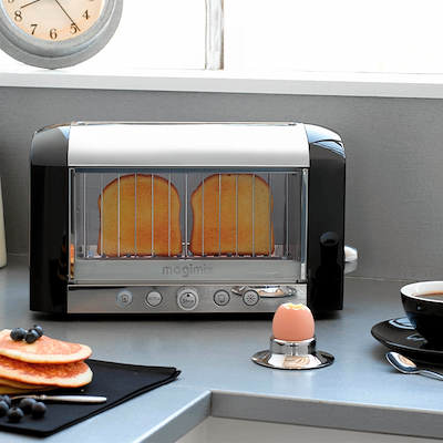 Magimix Vision Brødrister 2-Skiver Sort/Stål