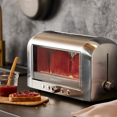 Magimix Vision Brødrister 2-Skiver Blank Stål