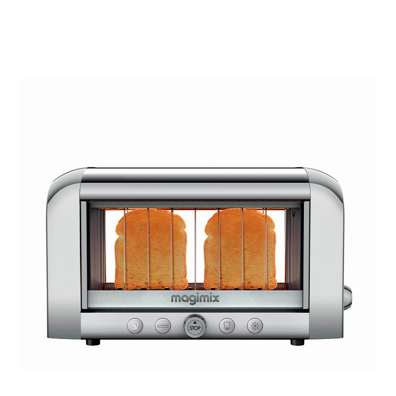 Magimix Brødrister Toaster 2 slices Vision Matte/Glossy steel