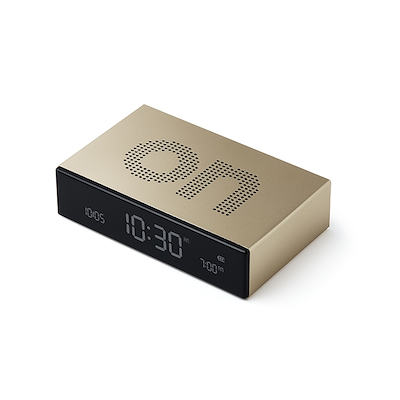 Lexon Flip Premium vækkeur LR152 guld