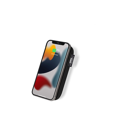 Lexon Softpower trådløs powerbank sort