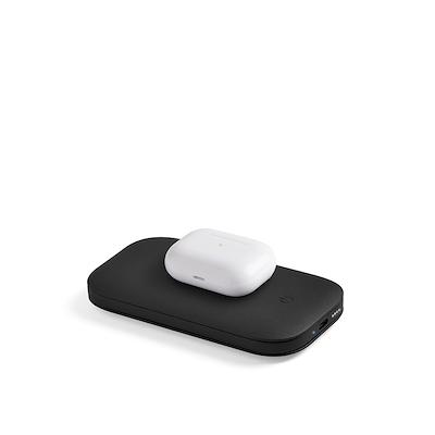 Lexon Softpower trådløs powerbank sort