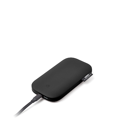 Lexon Softpower trådløs powerbank sort