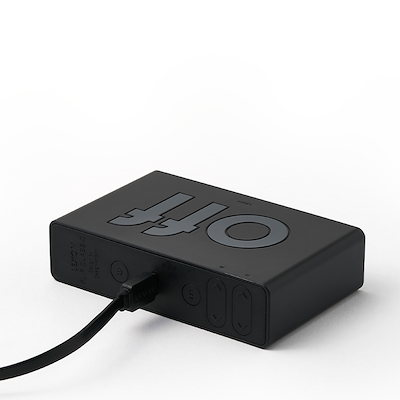 Lexon Flip+ Classic LR157N0 vækkeur sort