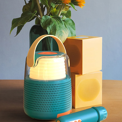 Mobility On Board karaoke højttaler KS-80 LED blå