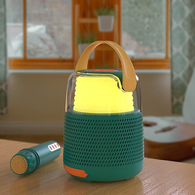 Mobility On Board karaoke højttaler KS-80 LED blå