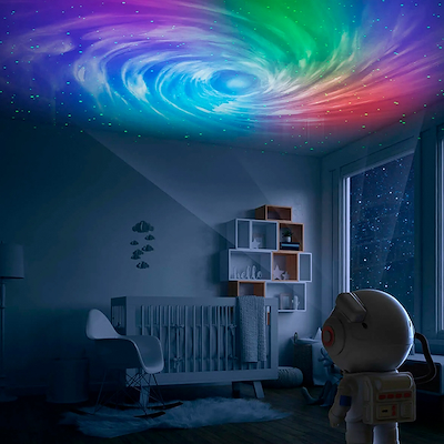 MOBILITY ON BOARD Stellar Light astronaut projektor hvid