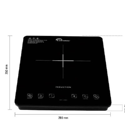 Little Balance induktionskogeplade sort 2000 watt