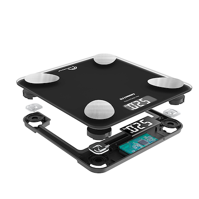 Little Balance kropsanalysevægt med sjippetov sort