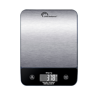 Little Balance Happy Genius køkkenvægt rustfrit stål