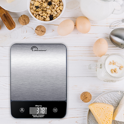 Little Balance Happy Genius køkkenvægt rustfrit stål