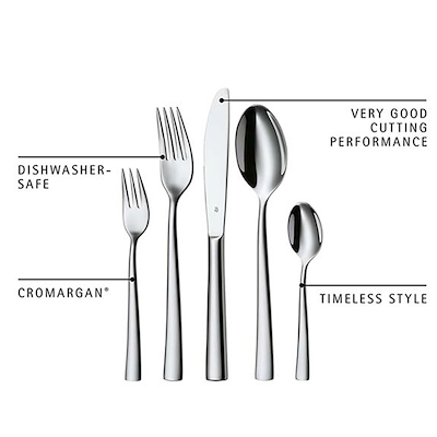 WMF Philadelphia bestiksæt 60 dele blank