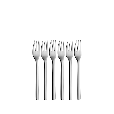 WMF Nuova kagegafler 6 stk. stål