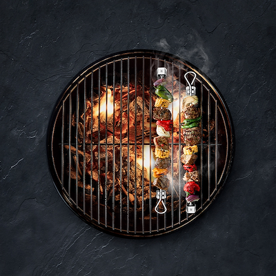 WMF små grillspyd 2 stk. 46 cm