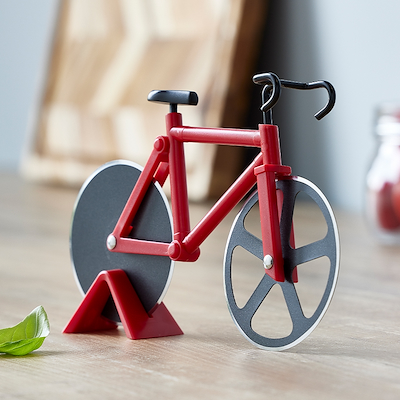 Westmark pizzaskærer cykel rød/sort