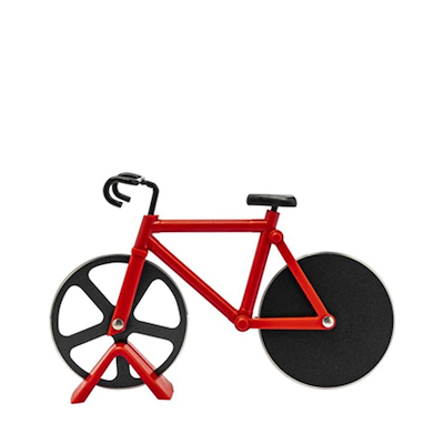 Pizzaskærer cykel rød/sort