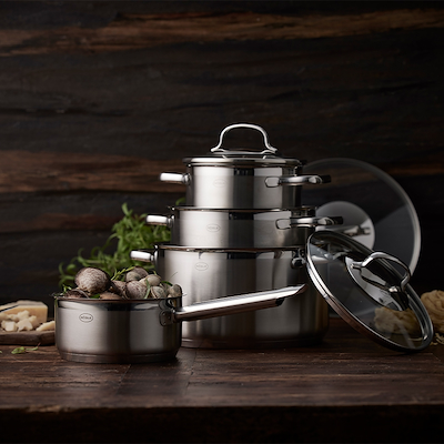 Rösle Elegance grydesæt med glaslåg 7 dele