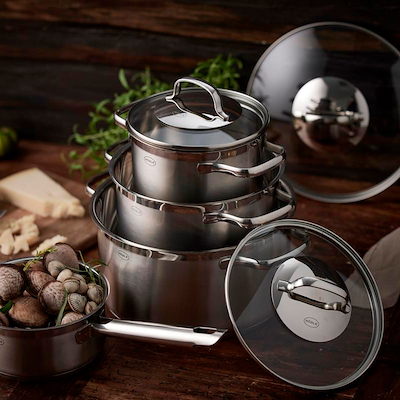 Rösle Elegance grydesæt med glaslåg 7 dele