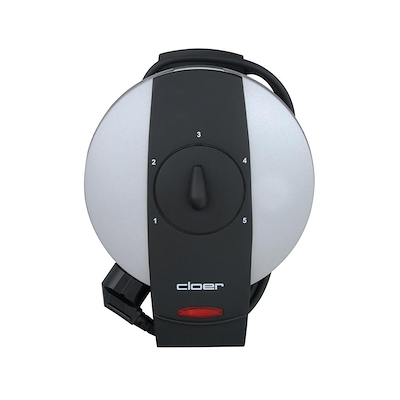 Cloer vaffeljern Ø16,5 cm silver 930 watt