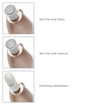 Profi Care mani- og pedicure sæt med 7 dele