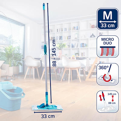 Leifheit PowerClean gulvvasker turkis