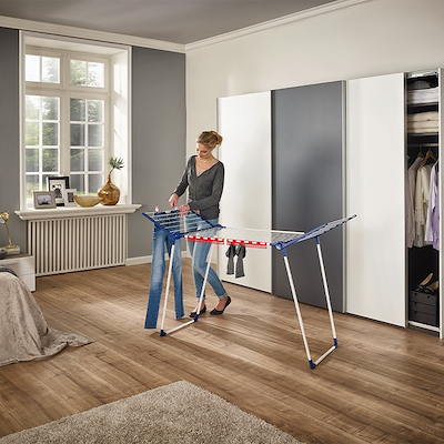 Leifheit Pegasus tørrestativ aluminium blå