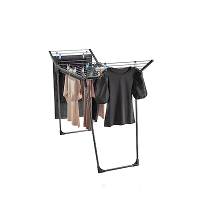 Leifheit Pegasus tørrestativ sort 157x55x87 cm