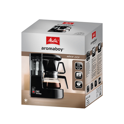 Melitta Aromaboy kaffemaskine sort 0,25 liter 500 watt