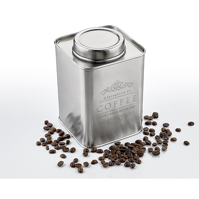 Zassenhaus kaffedåse 500 g rustfrit stål