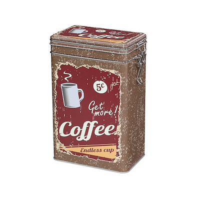 Zassenhaus kaffedåse firkantet brun