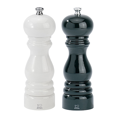 Peugeot Paris salt- og peberkværnsæt sort/hvid 18 cm