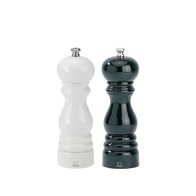 Peugeot Paris salt- og peberkværnsæt sort/hvid 18 cm