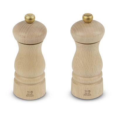 Peugeot Clermont salt- og peberkværn 2 stk. natur H13 cm