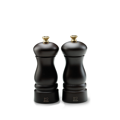 Peugeot Clermont salt- og peberkværnsæt 2 stk. chokolade H 13 cm