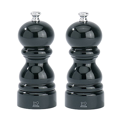 Peugeot Paris salt- og peberkværnsæt sort 12 cm