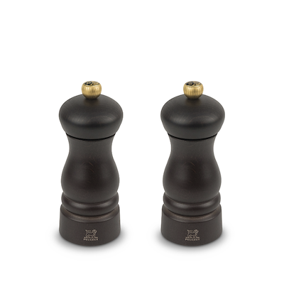 Peugeot Clermont salt- og peberkværnsæt brun H 13 cm