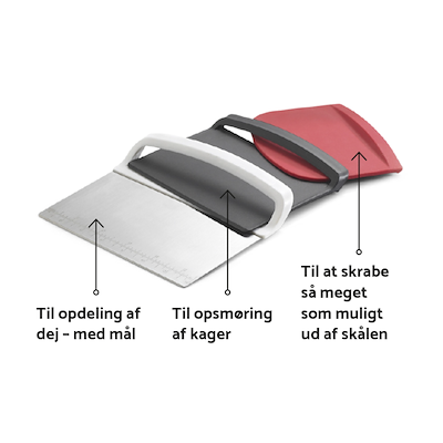 KüchenProfi 3-i-1 dejskraber