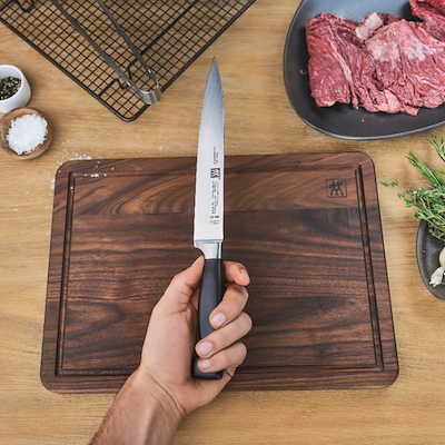 Zwilling Four Star forskærerkniv sort 20 cm