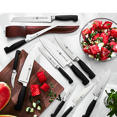 Zwilling Four Star kokkekniv sort 20 cm