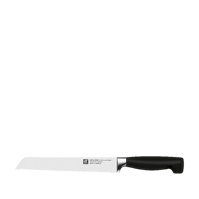Zwilling Four Star brødkniv sort 20 cm