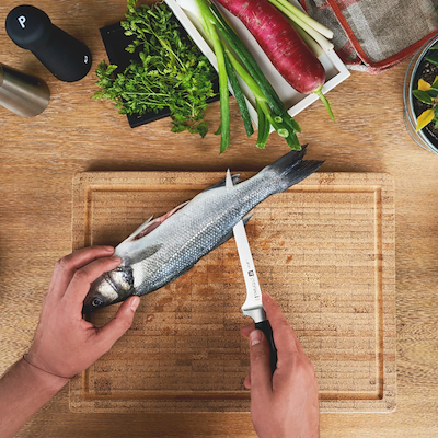 Zwilling Four Star filetkniv sort 18 cm
