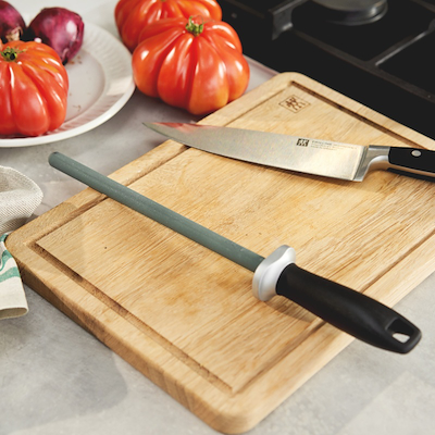 Zwilling strygestål keramisk sort 23 cm