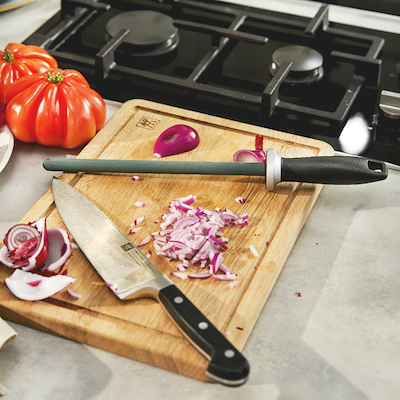 Zwilling strygestål keramisk sort 23 cm