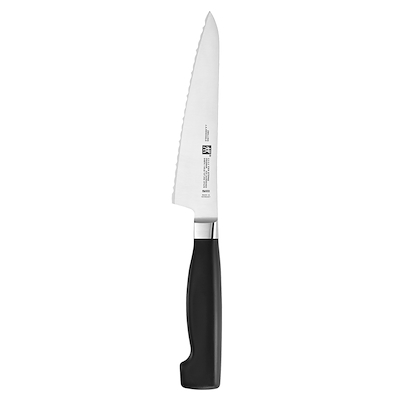 Zwilling Four Star brødkniv sort 14 cm