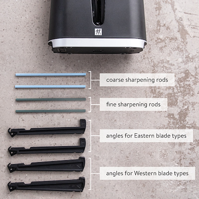 Zwilling V-edge knivsliber sort