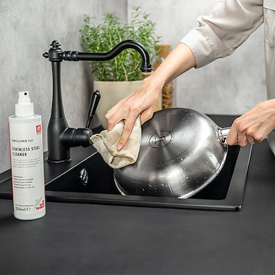 Zwilling stålrens til gryder og pander