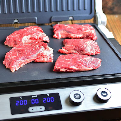 Steba Grill Low Fat grillpande stål non-stick 27x24 cm