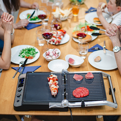 Steba Grill Low Fat grillpande stål non-stick 27x24 cm