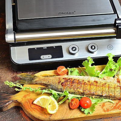 Steba Grill Low Fat grillpande stål non-stick 27x24 cm